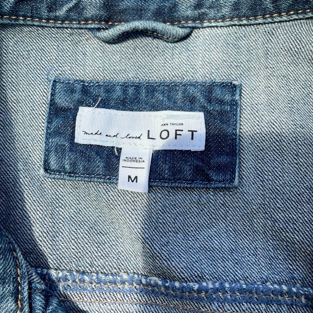 Loft Jean jacket medium - Picture 3 of 6